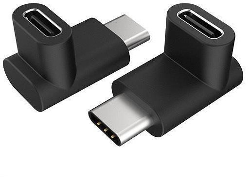 Átalakító AKASA 90° USB 3.1 Gen2 Type-C - Type-C adapter