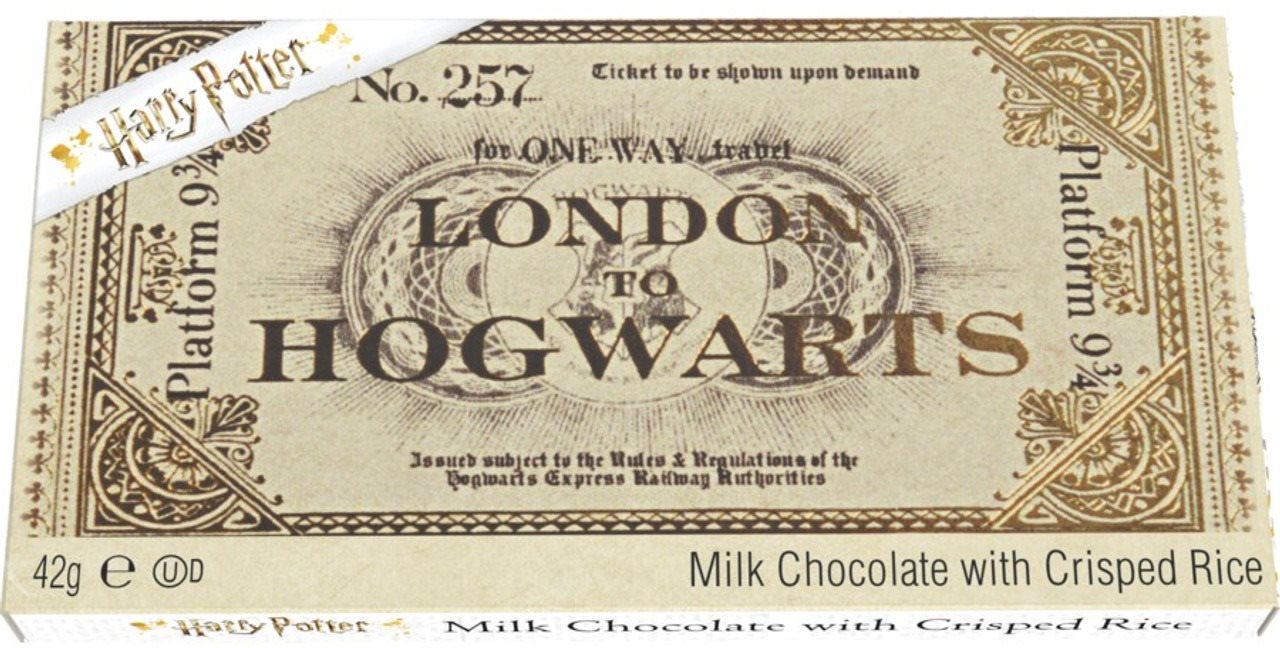 Csokoládé Jelly Belly - Harry Potter - Csokoládés jegy Roxfortba