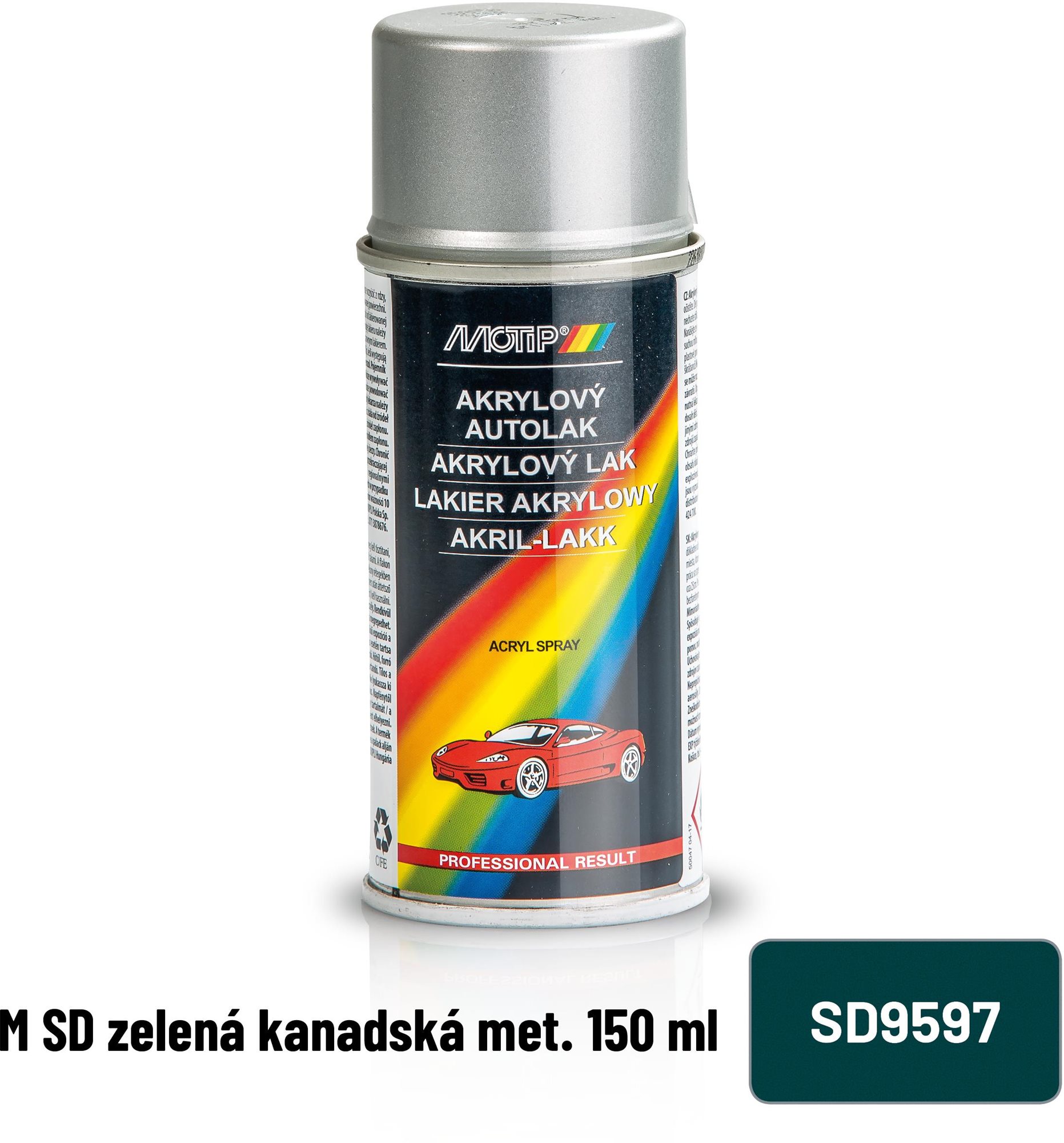 Festékspray MOTIP M SD z. kanadai metál 150 ml