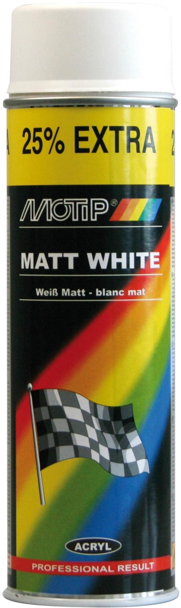 Festékspray MOTIP M fehér matt 500 ml