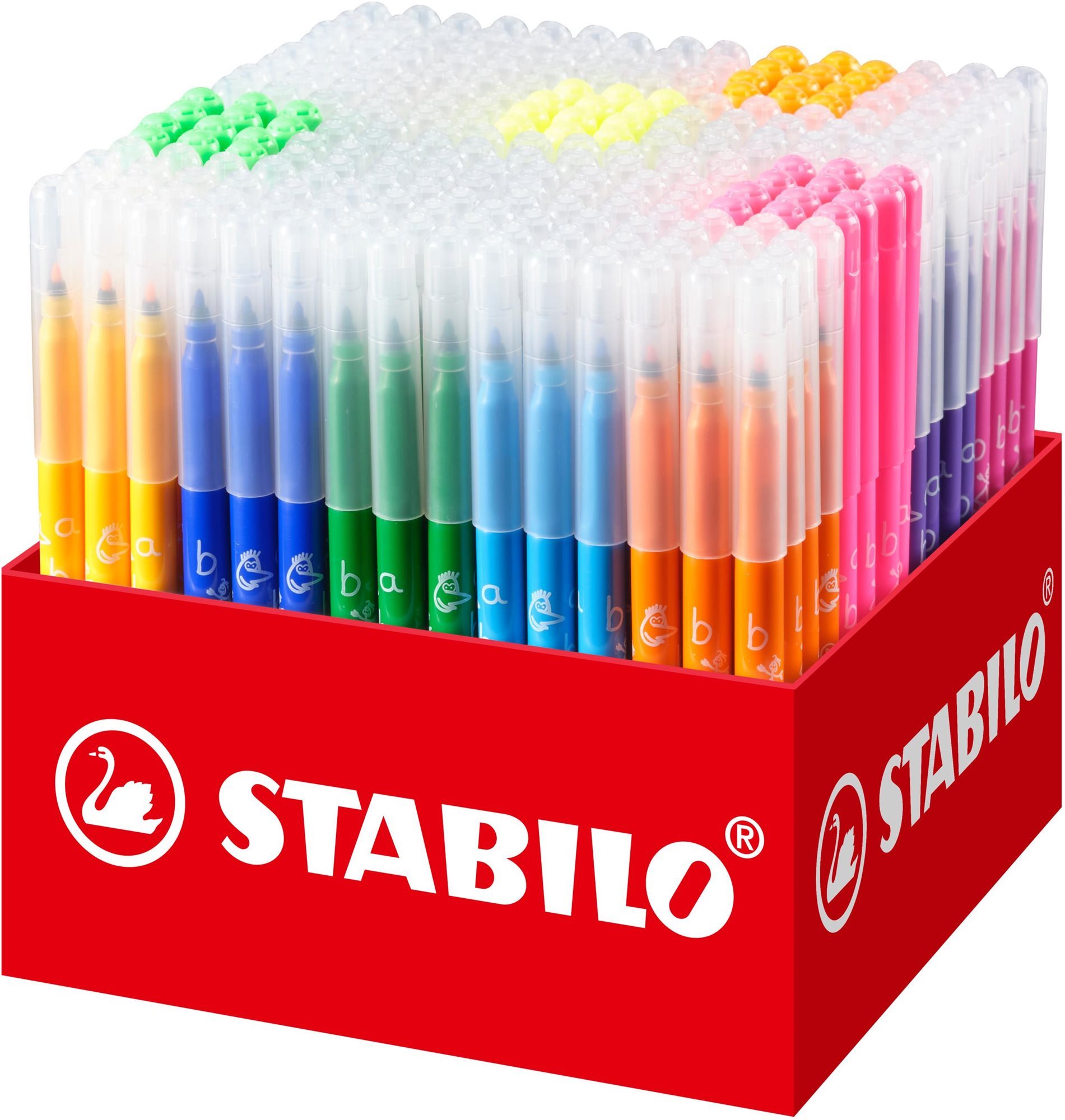 Filctoll STABILO Trio A-Z - 240 db-os kiszerelés - 20 különböző szín