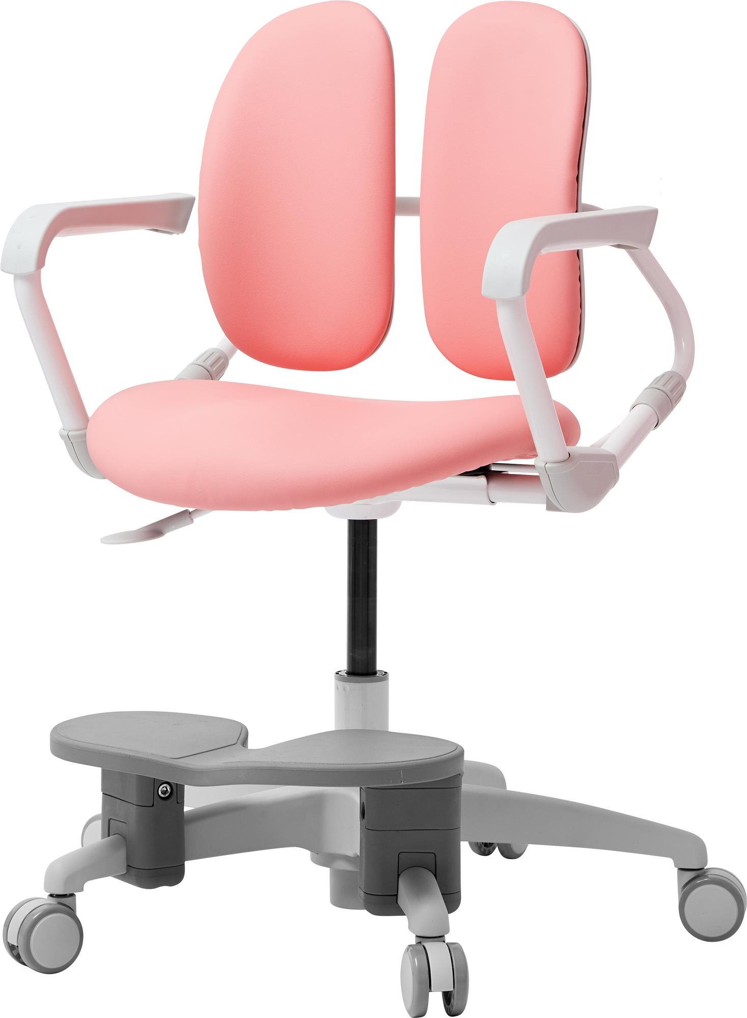Gyerek íróasztal szék 3DE Duorest Milky rózsaszín