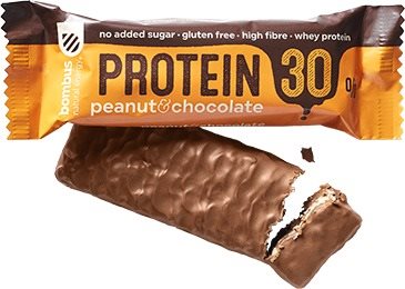 Raw szelet Bombus Raw Protein 30% Peanut & Chocolate 50 g