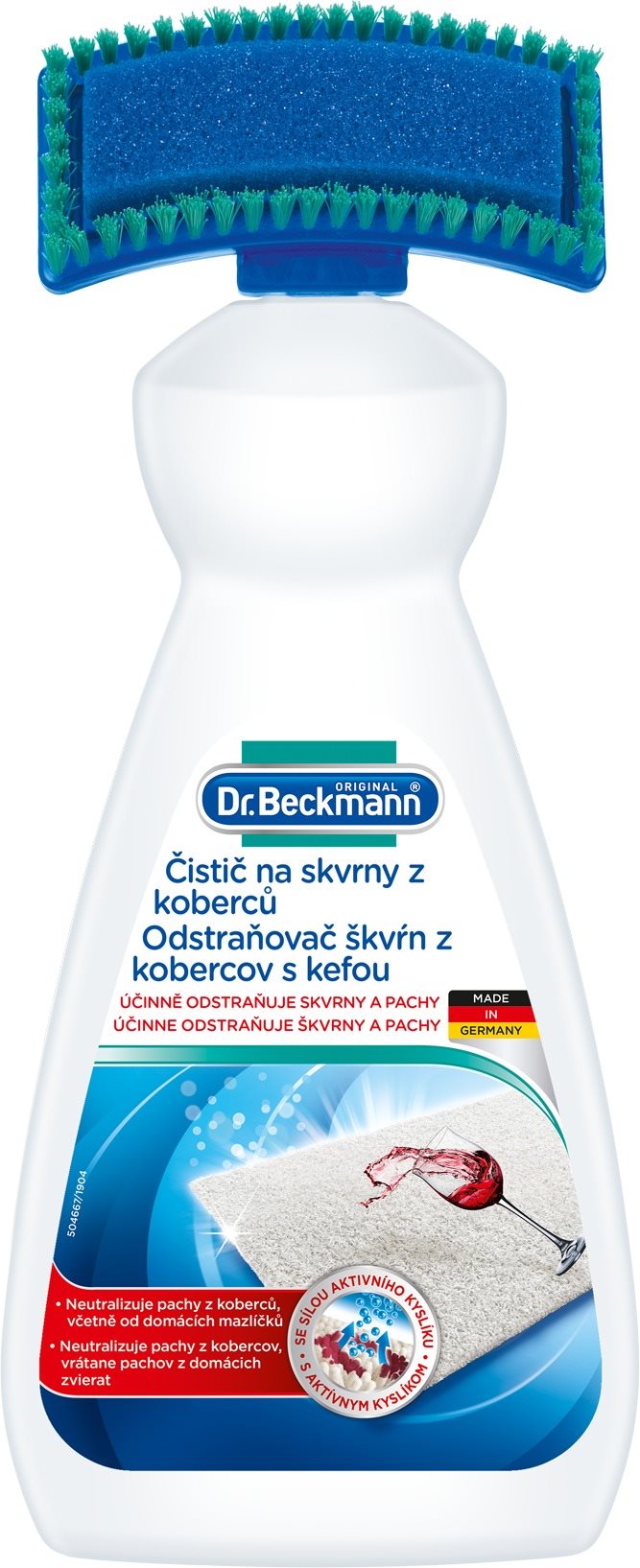 Szőnyegtisztító DR. BECKMANN Szőnyegtisztító kefével 650 ml