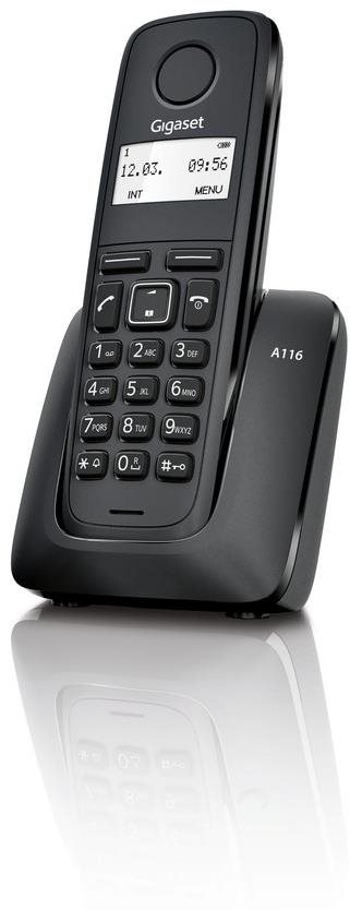 Vezetékes telefon Gigaset A116 Black