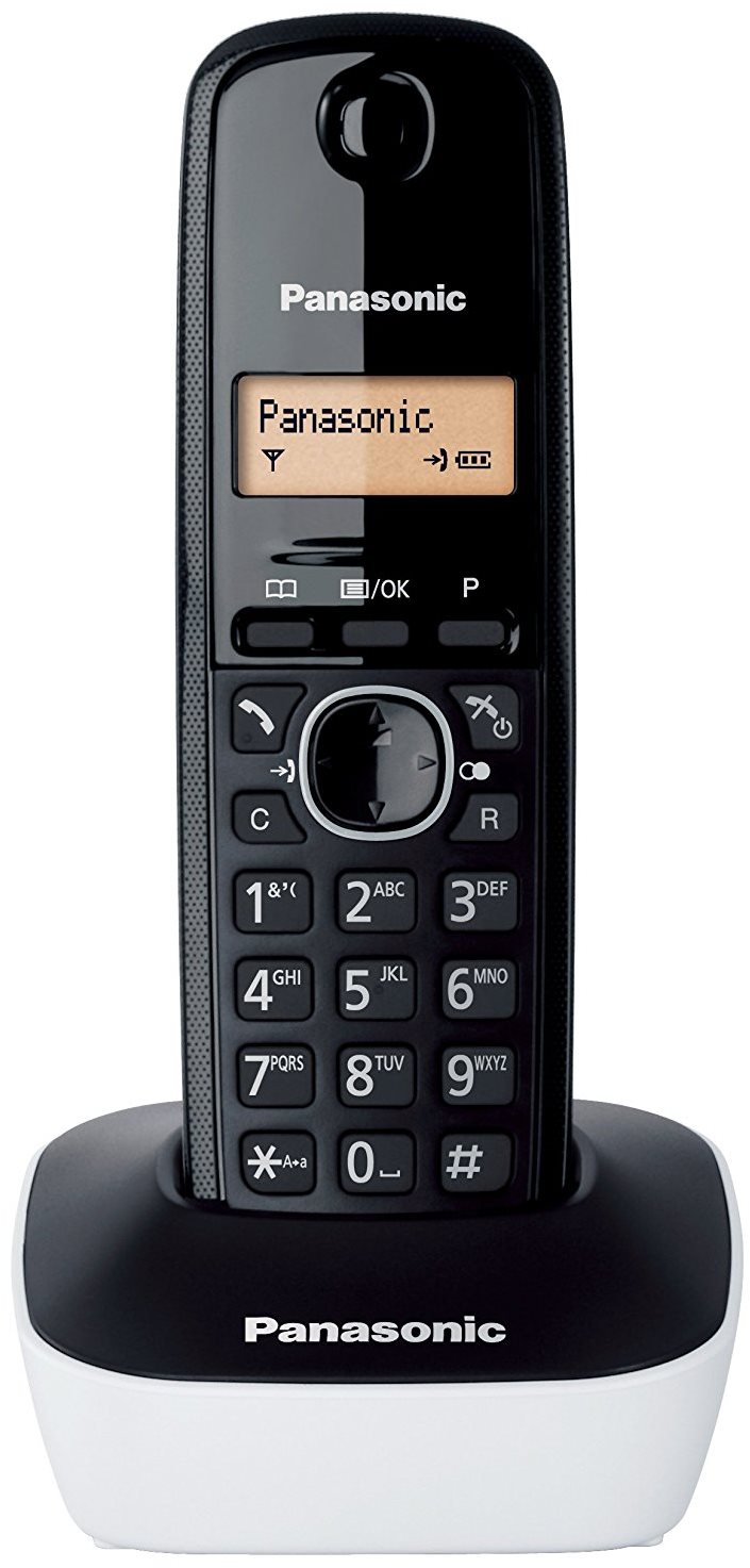 Vezetékes telefon Panasonic KX-TG1611FXW White