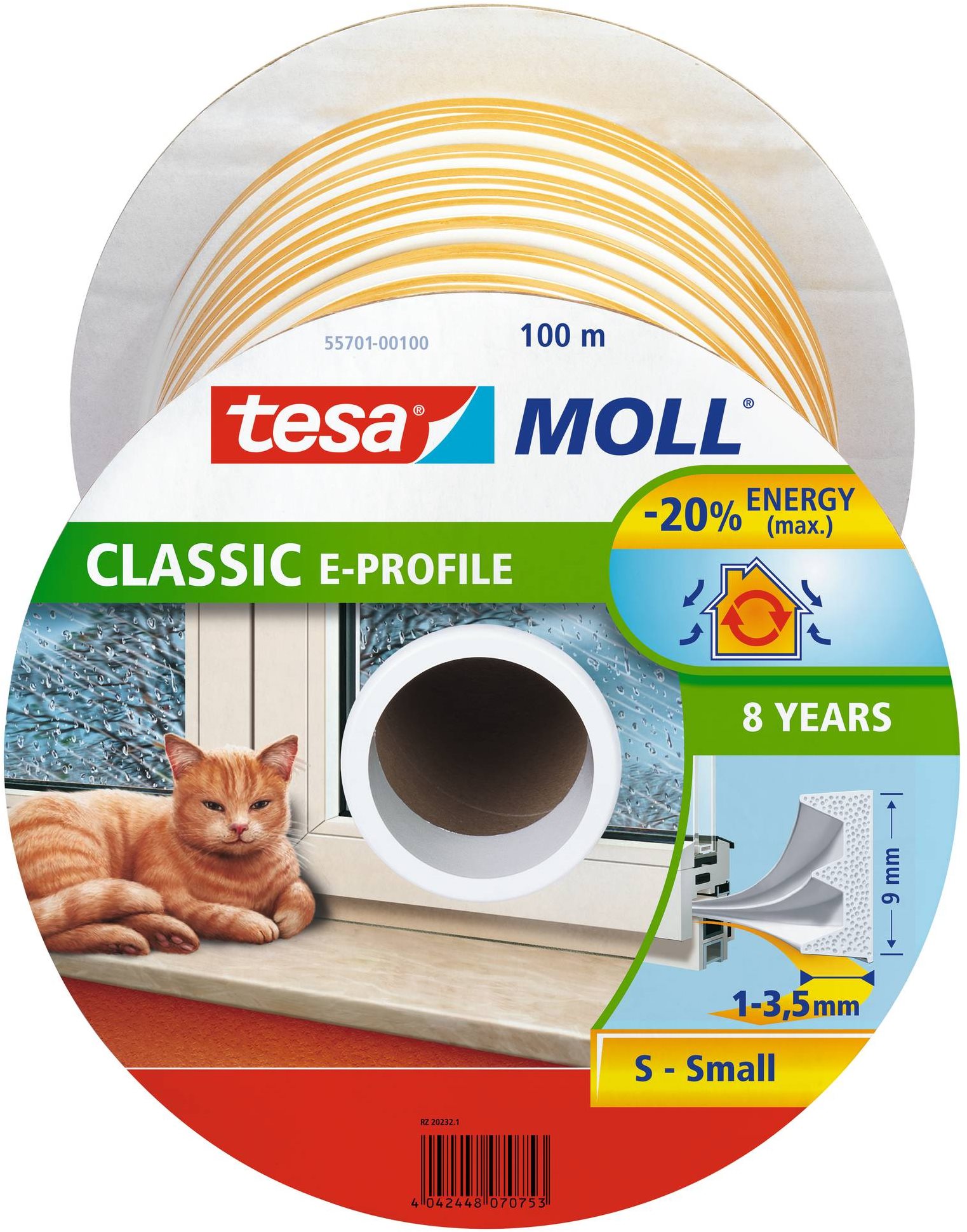 Ablaktömítés tesamoll® Gumi tömítés