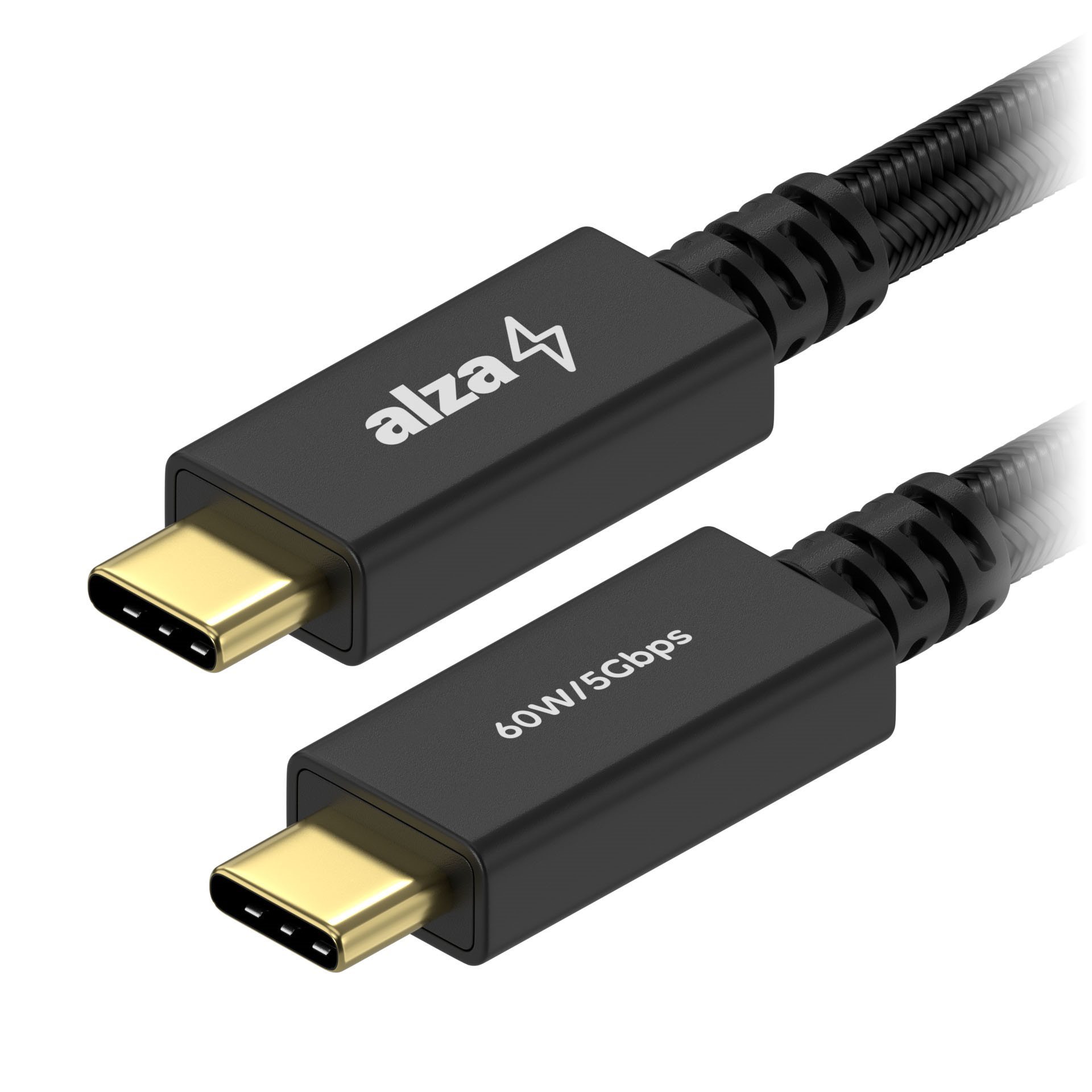 Adatkábel AlzaPower AluCore USB-C / USB-C 3.2 Gen 1