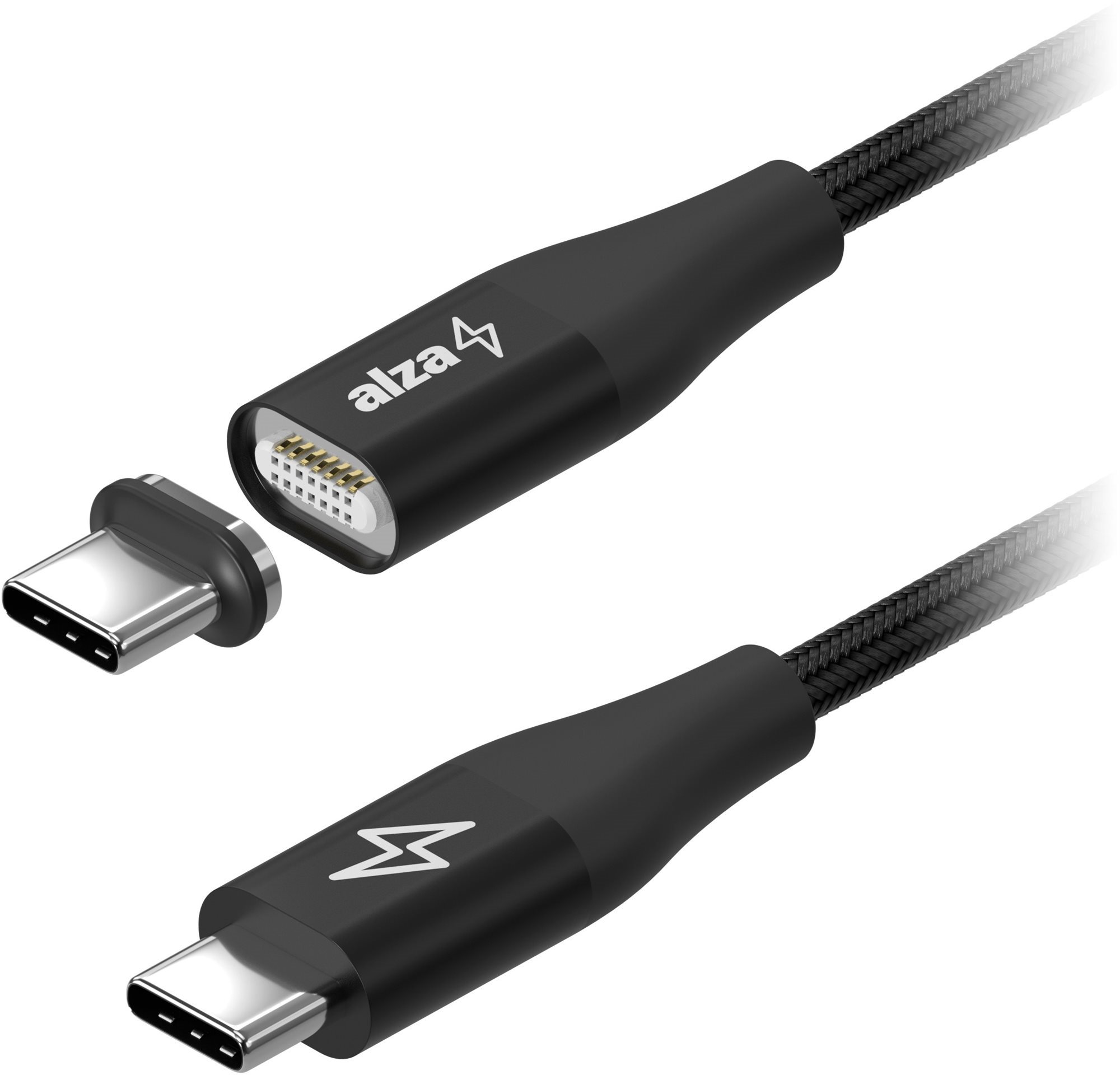 Adatkábel AlzaPower MagCore USB-C