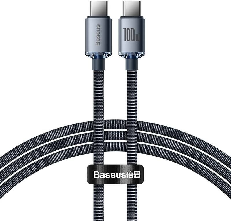 Adatkábel Baseus Crystal Shine Series USB-C / USB-C 100 W töltő / adatkábel 1