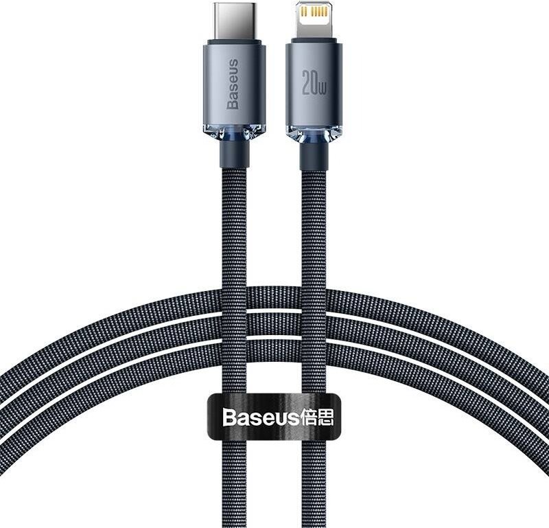 Adatkábel Baseus Crystal Shine Series USB-C/Lightning 20 W 1