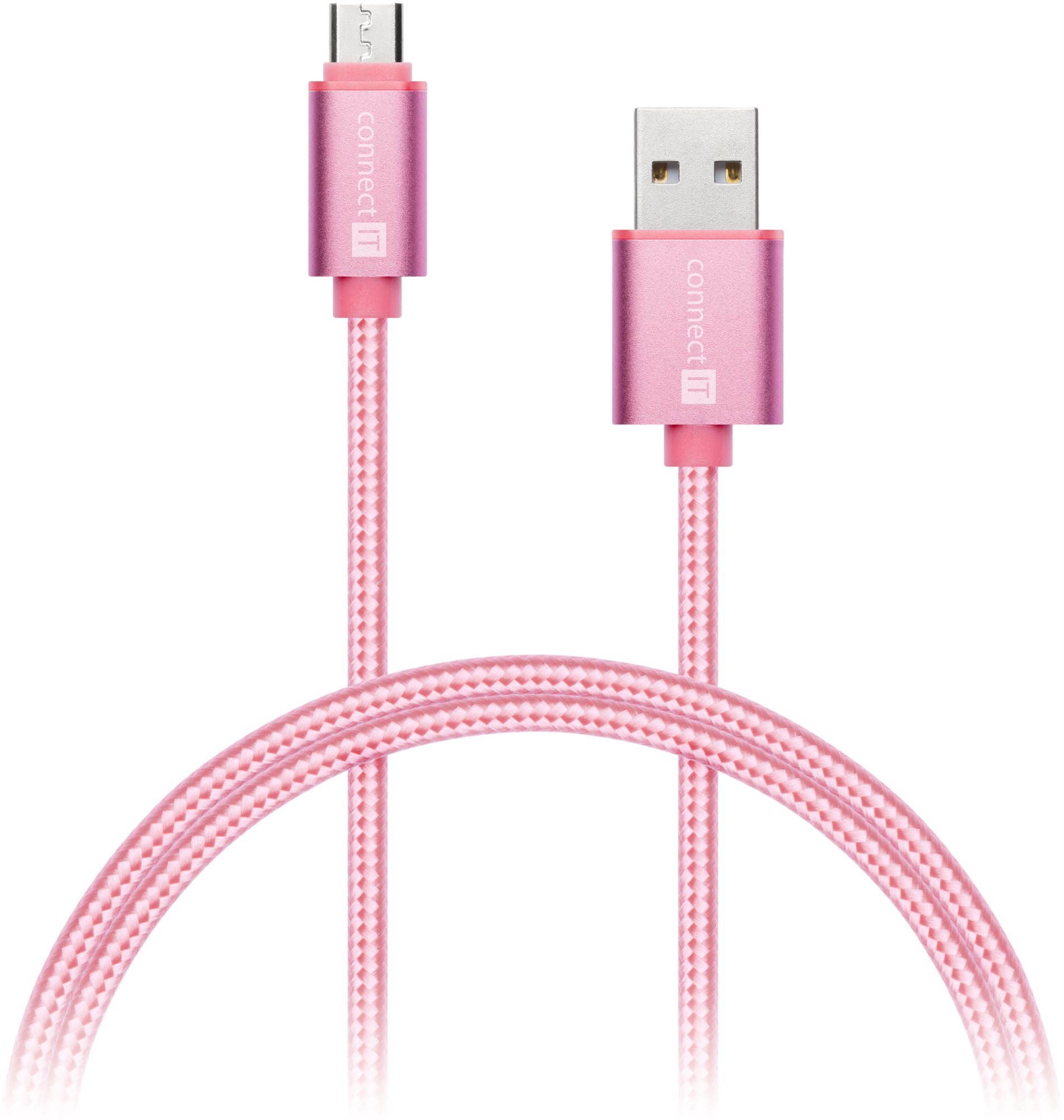 Adatkábel CONNECT IT Wirez Premium micro USB