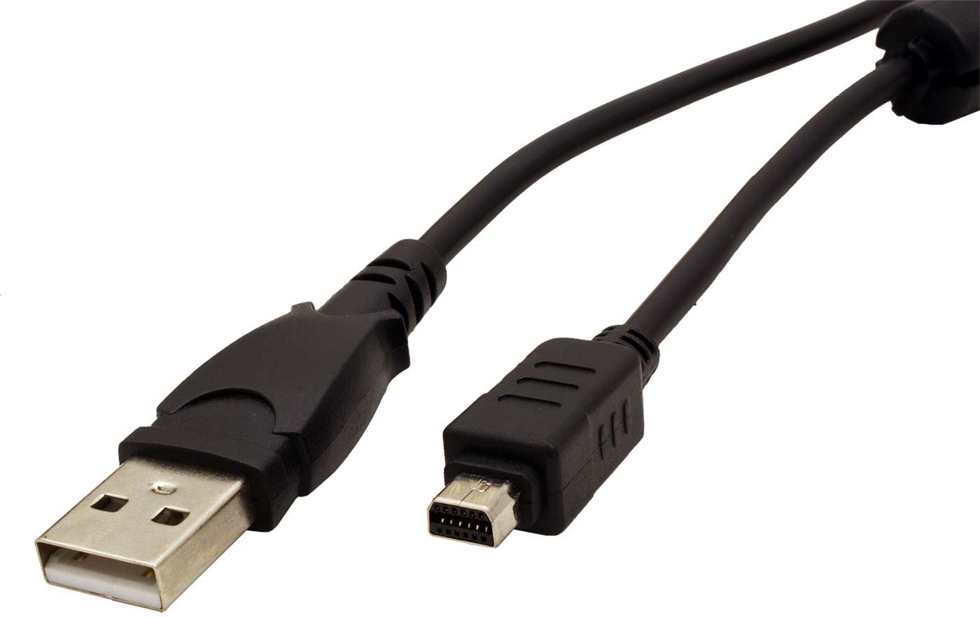 Adatkábel OEM USB 2.0 kábel A - miniUSB OLYMPUS 12 pin