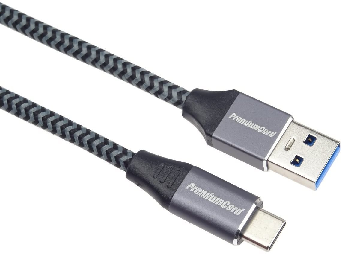 Adatkábel PremiumCord USB-C - USB 3.0 A kábel (USB 3.2 generation 1