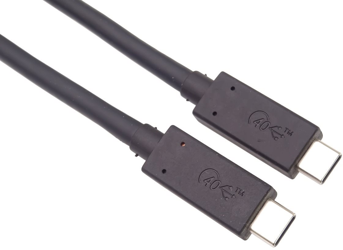 Adatkábel PremiumCord USB4™ 40Gbps 8K@60Hz Thunderbolt 3 kábel USB-IF tanúsított 0