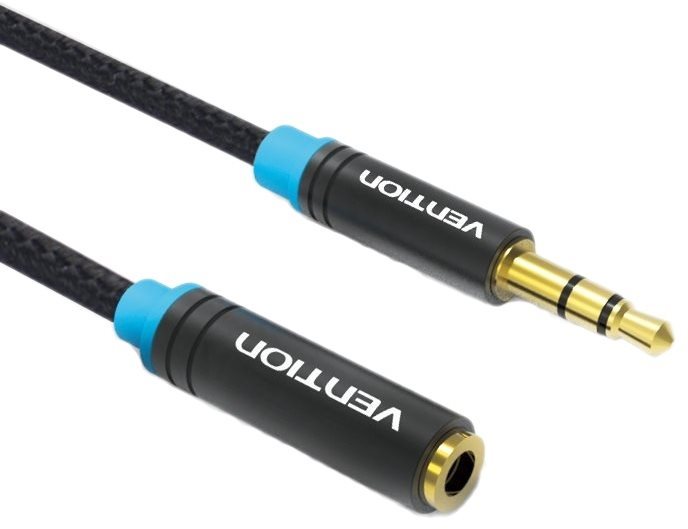 Audio kábel Vention Cotton Braided 3