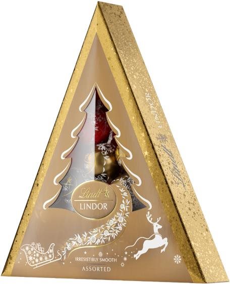 Bonbon LINDT Lindor Xmas tree Assorted 125 g