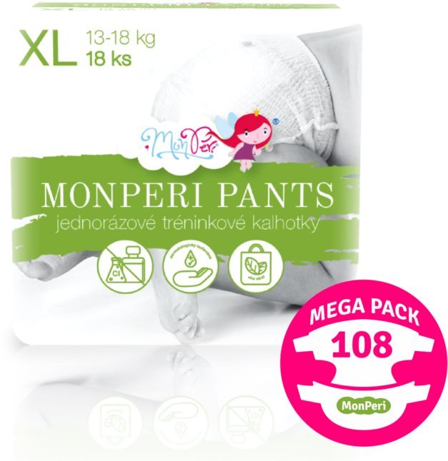 Bugyipelenka MonPeri Pants Mega Pack XL (108 db)