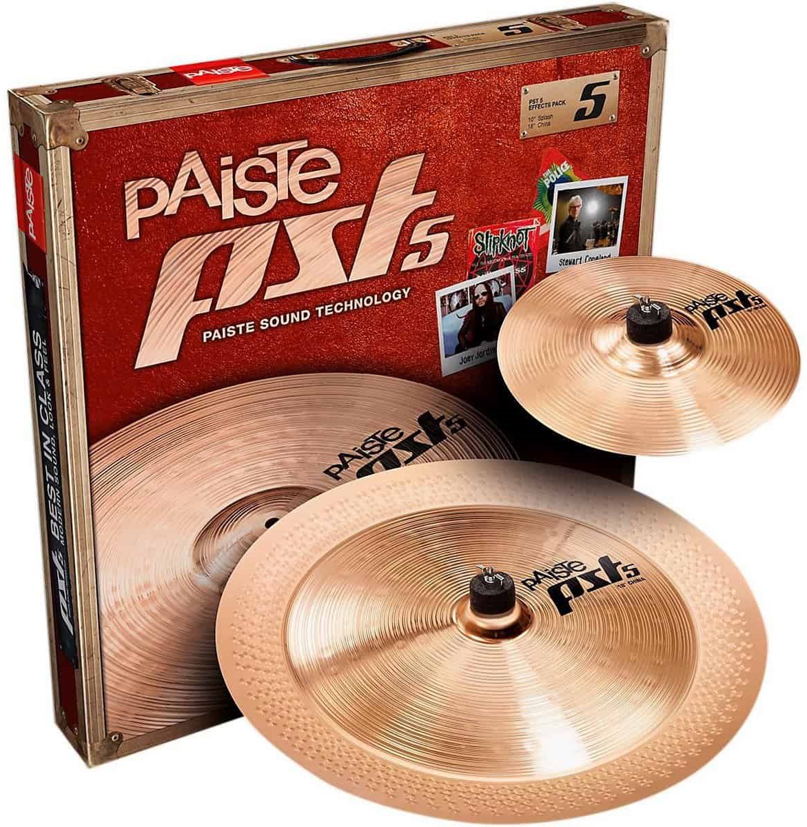 Cintányér Paiste PST 5 Effect Set 10/18