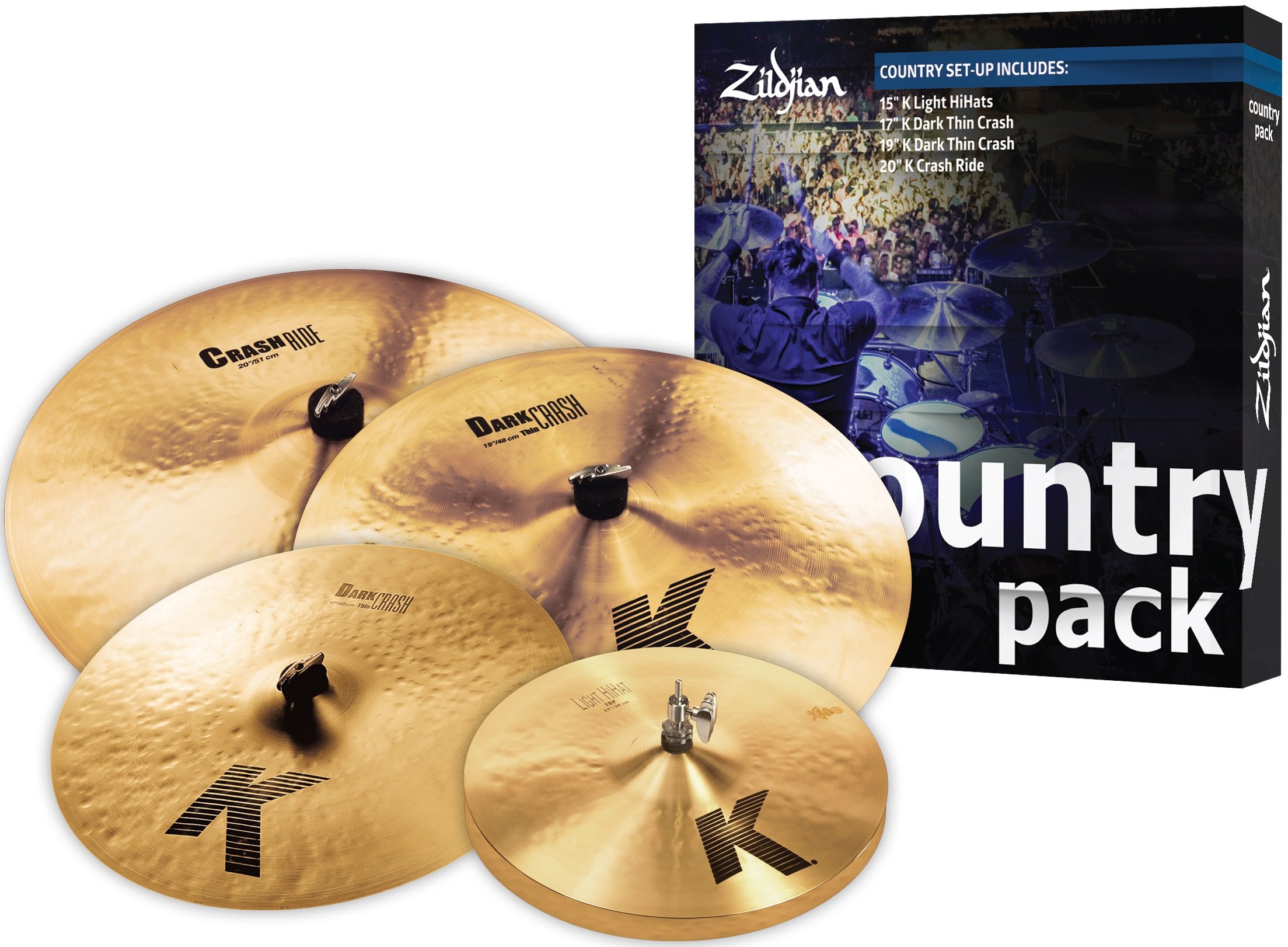 Cintányér ZILDJIAN Country Pack