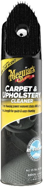 Čistič autokoberců Meguiar's Carpet & Upholstery Cleaner - Pěnový čistič koberců a textilií s pohlčovačem zápachu a osvěžovač