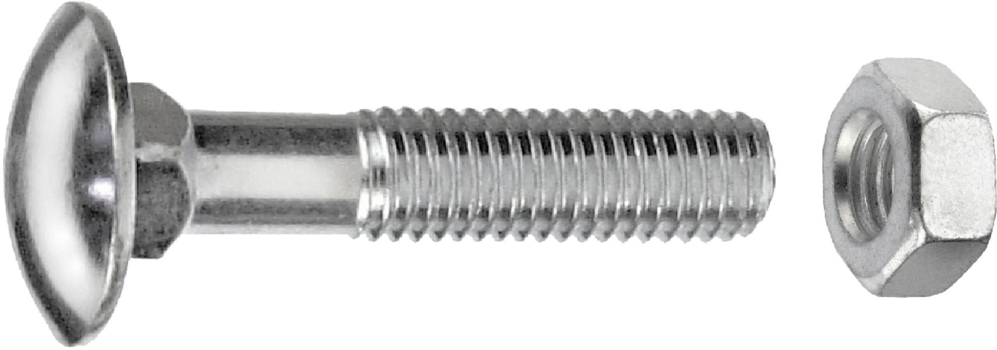 Csavar CONNEX Horganyzott kapupánt csavar anyával M10x60 mm