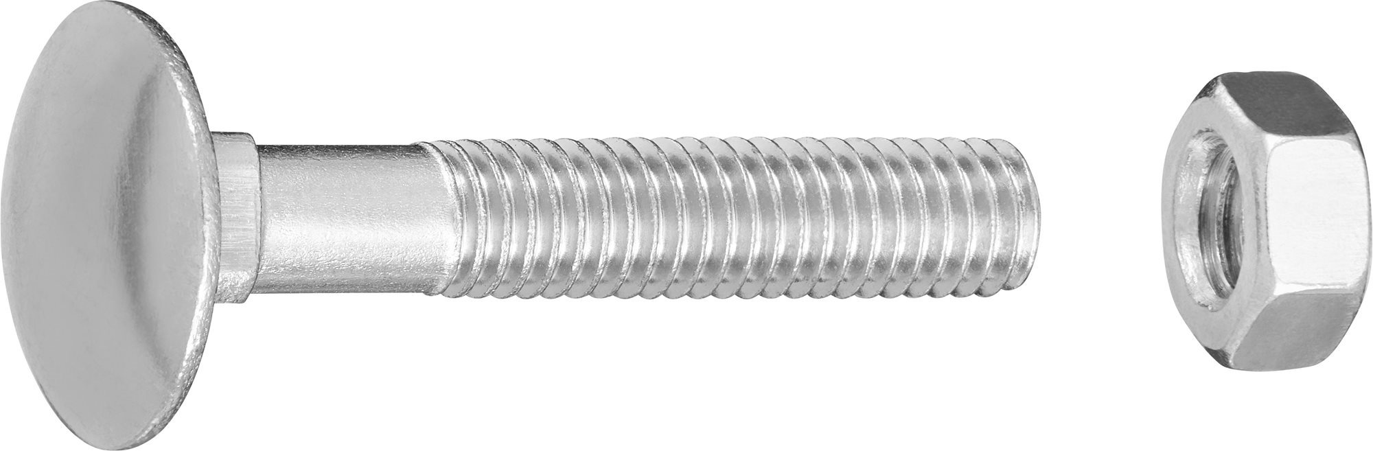 Csavar CONNEX Horganyzott kapupánt csavar anyával M5x30 mm