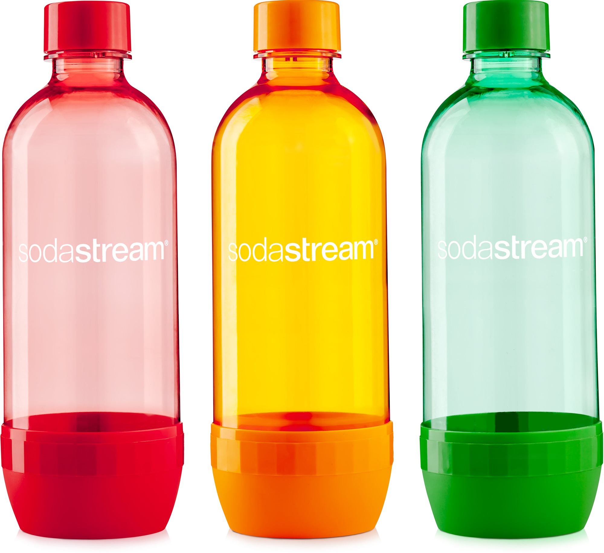 Csere palack SodaStream 1 liter Tripack NARANCSSÁRGA / PIROS / KÉK