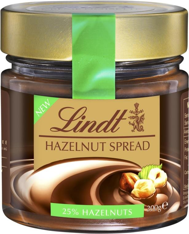 Csokoládé LINDT Hazelnut 25% Spread Cream 200 g