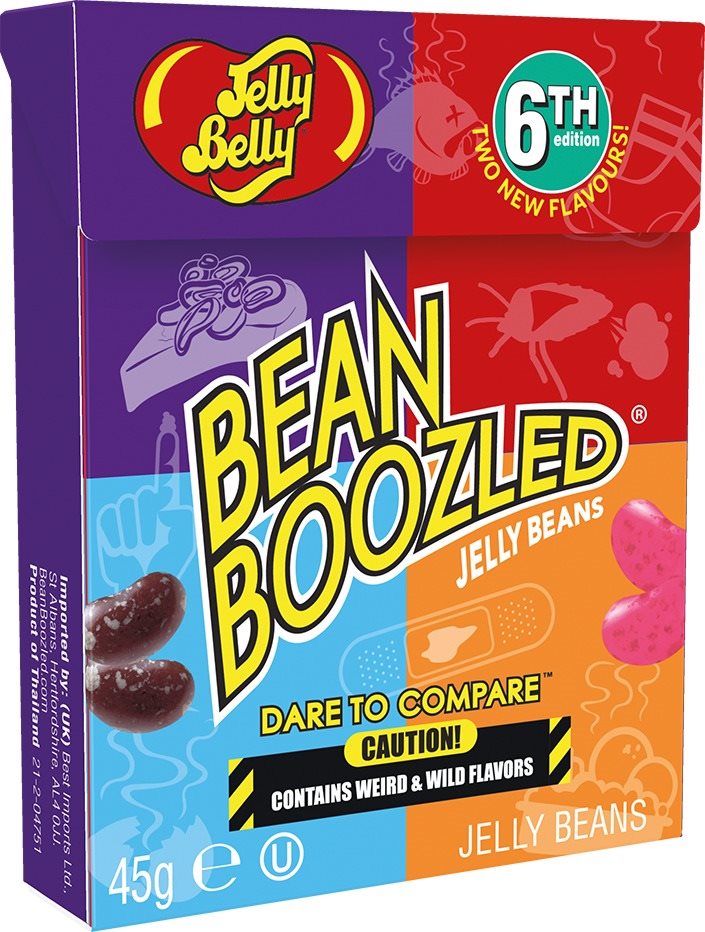 Cukorka Jelly Belly - BeanBoozled édességdoboza