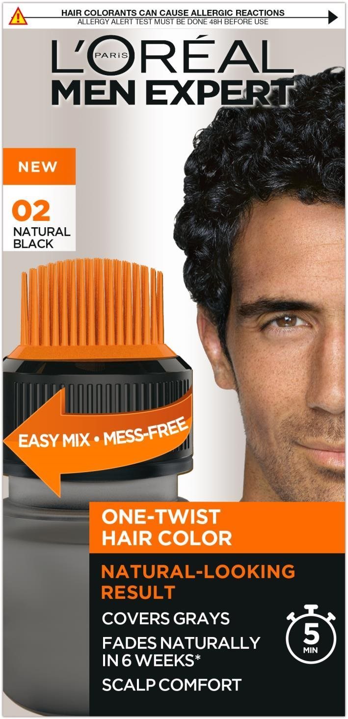 Férfi hajfesték ĽORÉAL PARIS Men Expert Féltartós hajfesték 02 Fekete