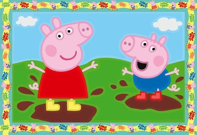 Festés számok szerint Ravensburger Kreatív és művészeti játékok 202195 CreArt Peppa malac