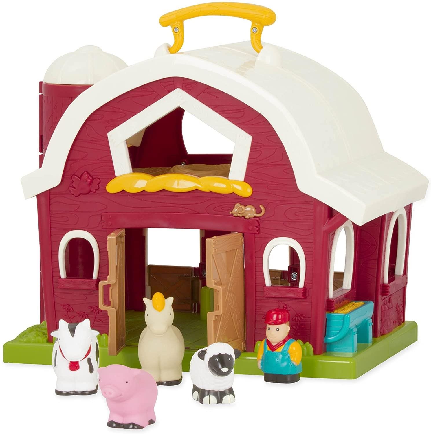 Figura szett B-Toys Big Red Barn Állatfarm