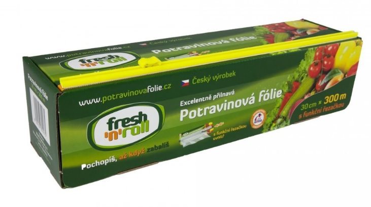 Frissentartó fólia VIPOR PVC Fresh 'n 'Roll vágóval
