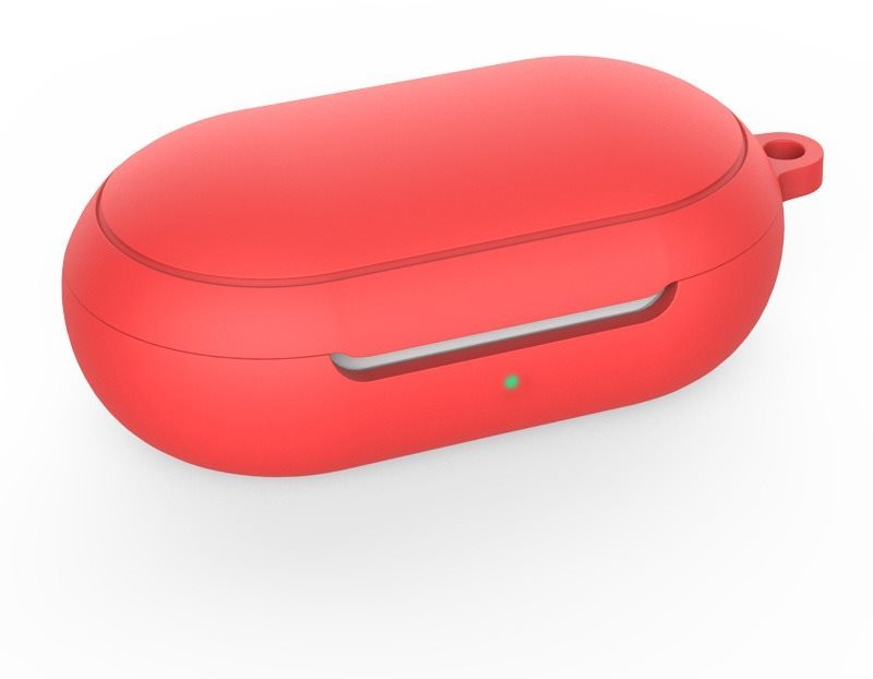 Fülhallgató tok AlzaGuard Premium Silicone Case Samsung Galaxy Buds / Buds+ számára piros