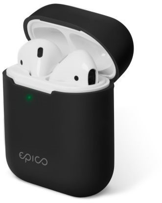 Fülhallgató tok Epico szilikon AirPods Gen 2 - fekete