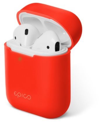 Fülhallgató tok Epico szilikon AirPods Gen 2 - piros