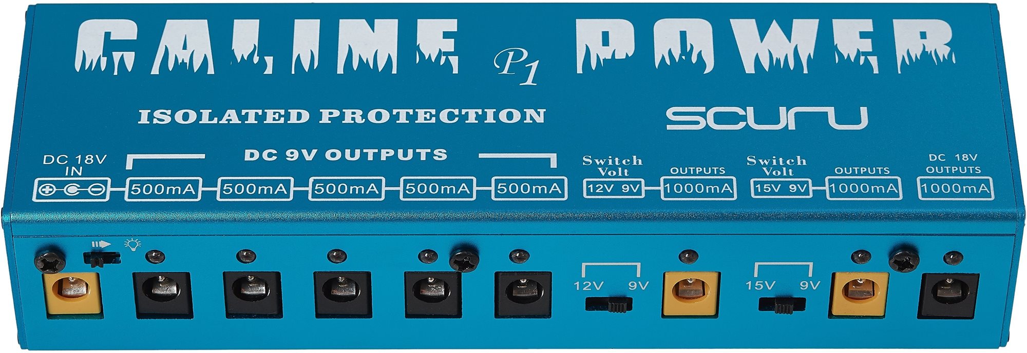 Gitáreffekt CALINE P1 Scuru Power Supply