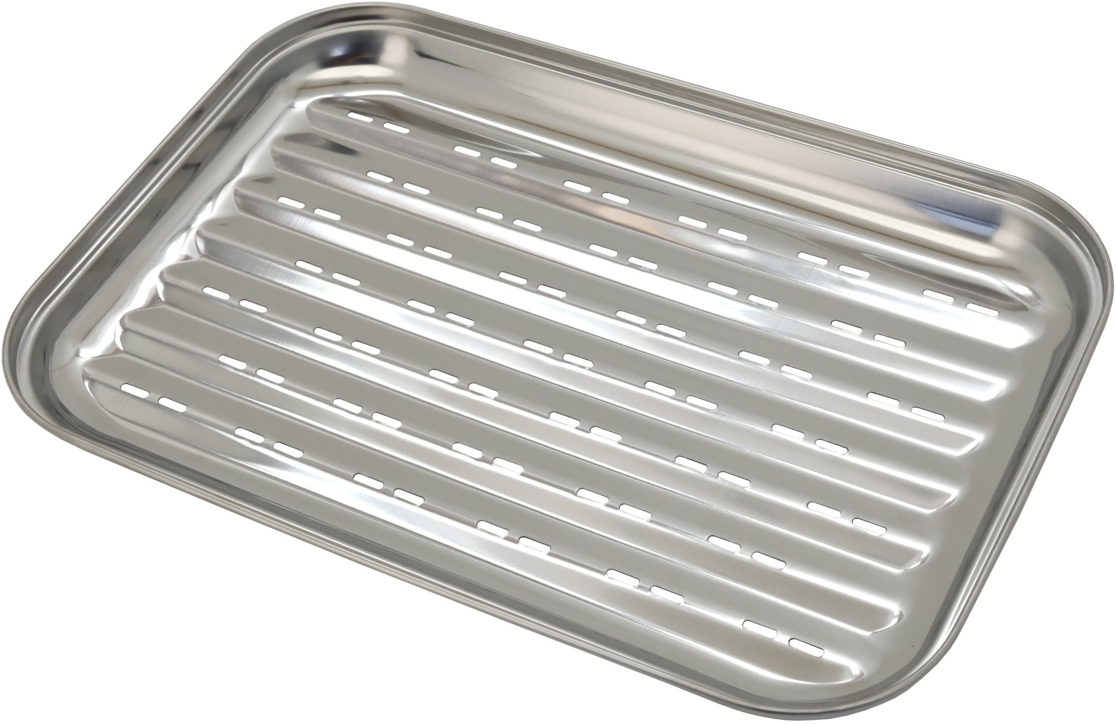 Grill kiegészítők Cattara Grill rozsdamentes acél tálca 34 x 24 cm