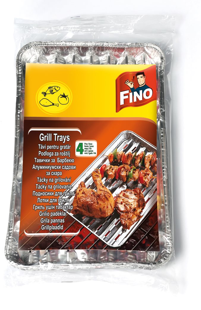Grill szett FINO grilltálca 4 darab