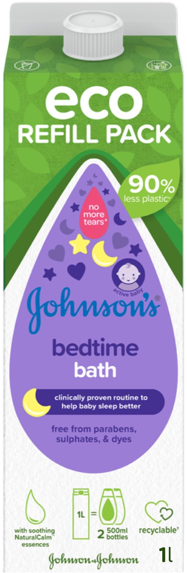 Gyerek habfürdő JOHNSON'S BABY Bedtime tusfürdő a jó alvás érdekében