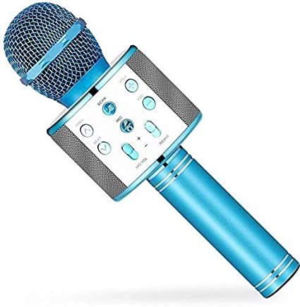Gyerek mikrofon Eljet Globe Blue Karaoke Mikrofon