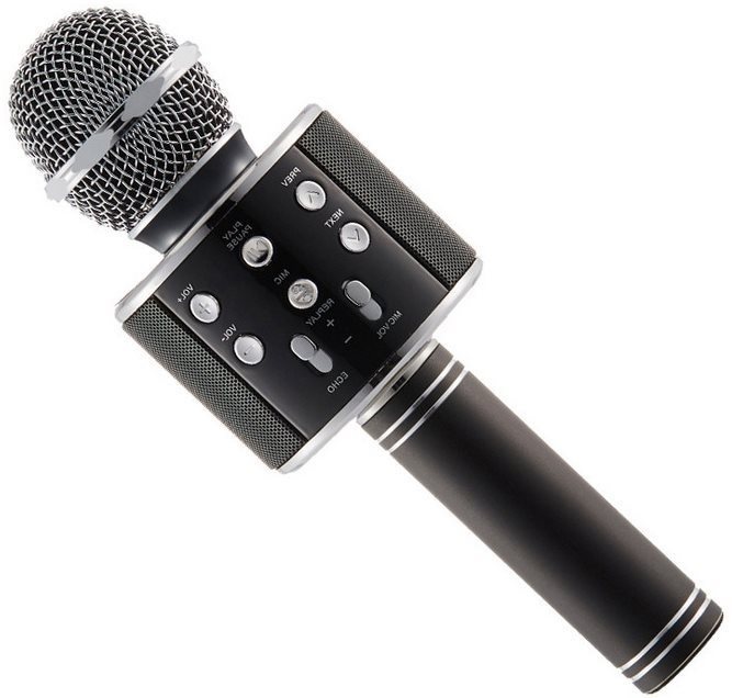 Gyerek mikrofon Karaoke mikrofon Eljet Globe Black