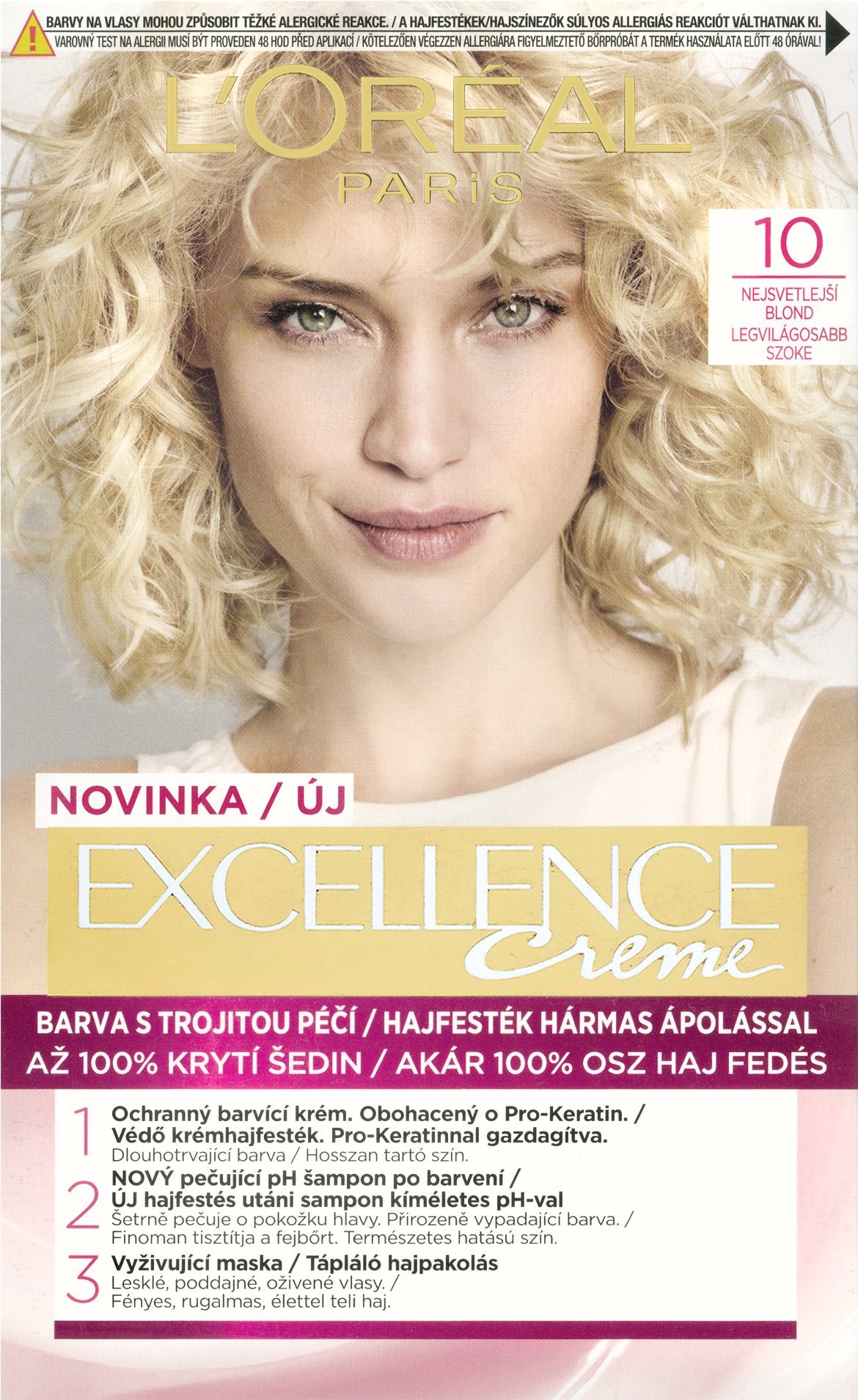 Hajfesték L'ORÉAL PARIS EXCELLENCE Creme 10