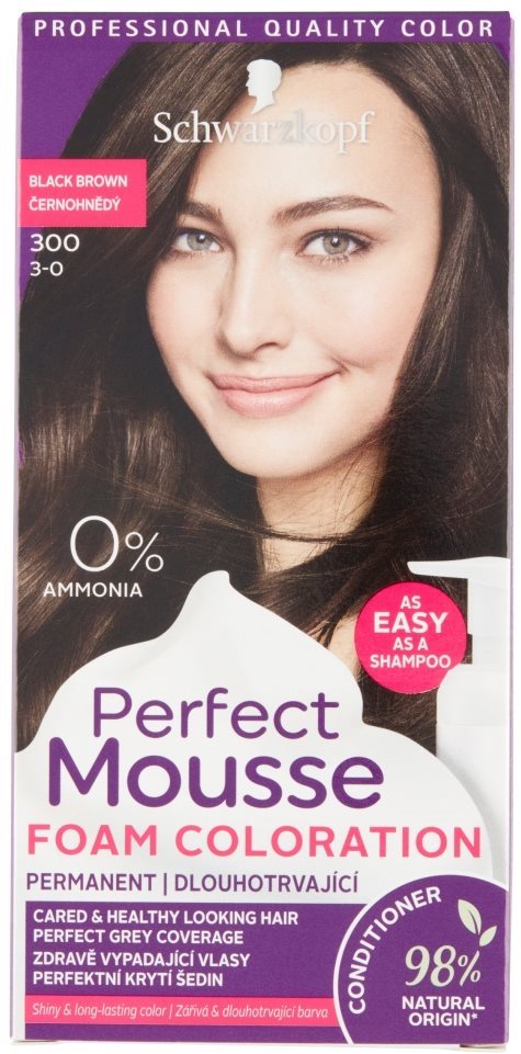 Hajfesték SCHWARZKOPF Perfect Mousse Tartós hajszínező hab 300