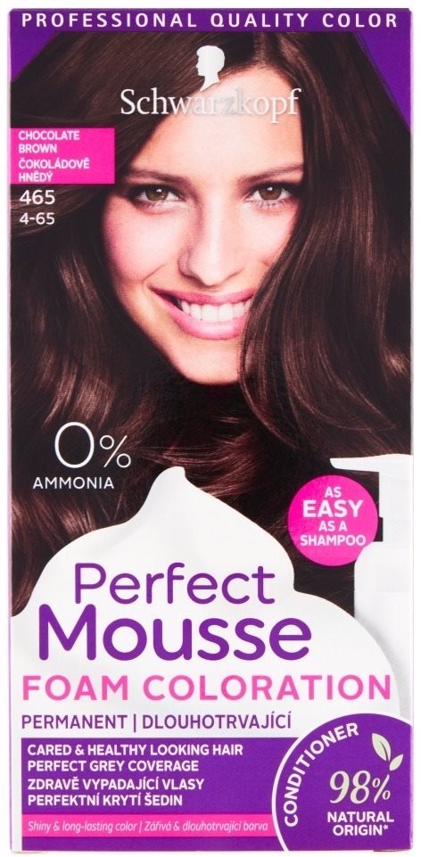 Hajfesték SCHWARZKOPF Perfect Mousse Tartós hajszínező hab 465