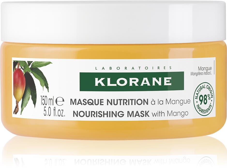 Hajpakolás KLORANE Mango Butter Nourishing Mask 150 ml