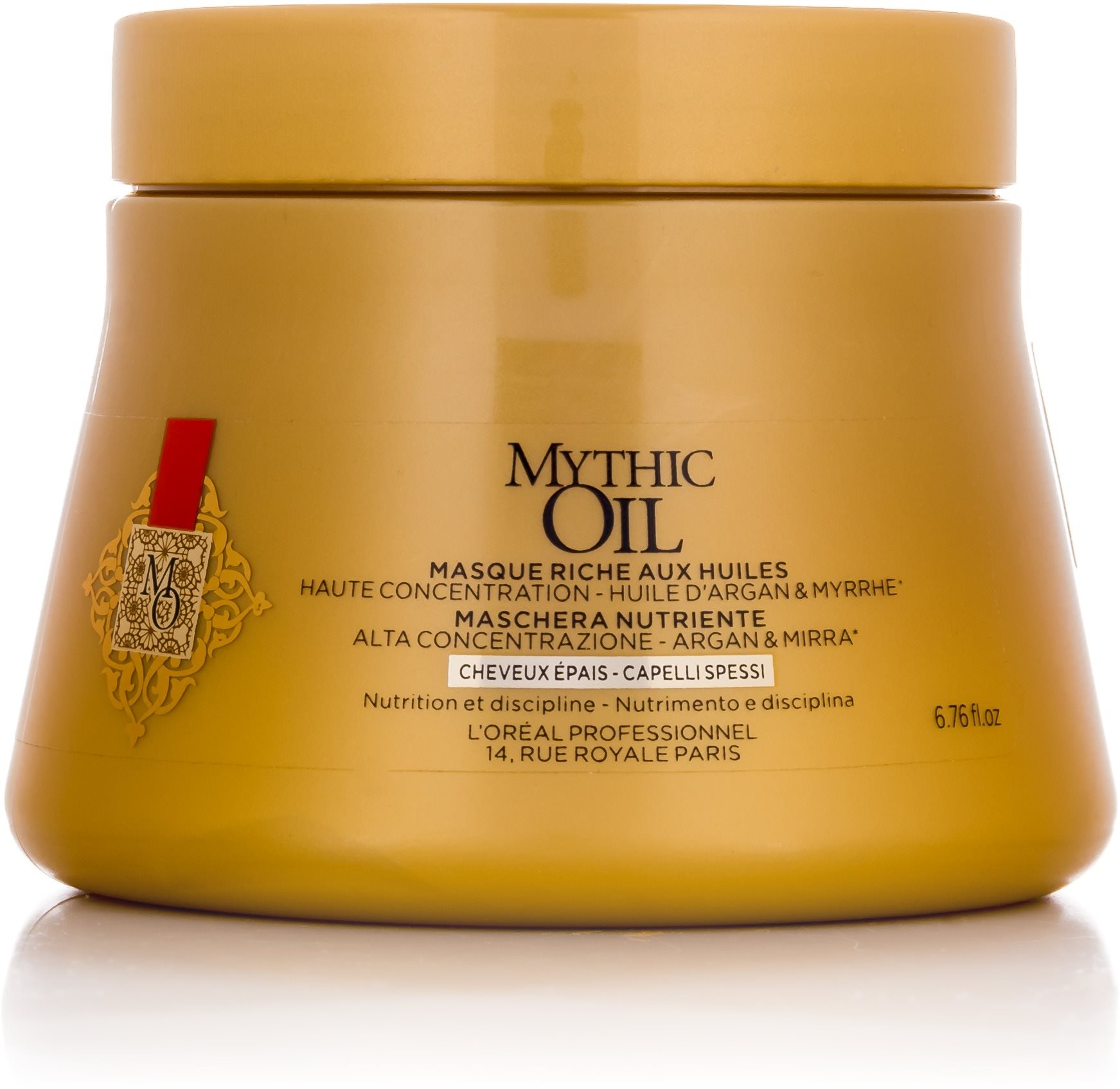 Hajpakolás ĽORÉAL PROFESSIONNEL Mythic Oil Masque Thick Hair 200 ml