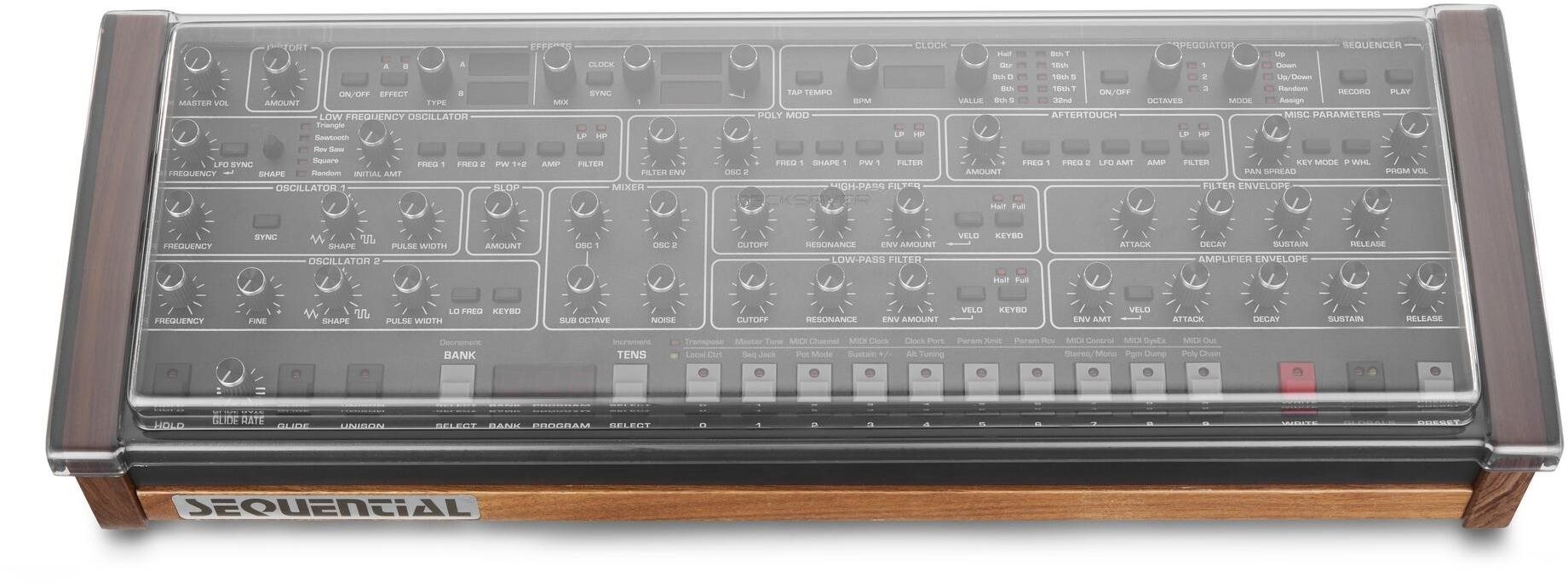 Hangszer tartozék DECKSAVER Sequential - Dave Smith Instruments Prophet 6 Desktop Cover