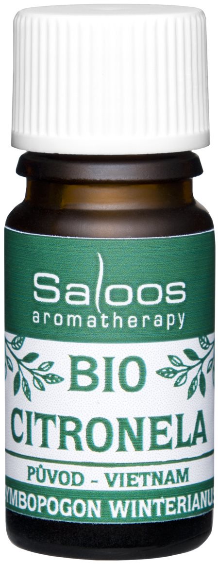 Illóolaj Saloos 100% BIO természetes illóolaj - Citromfű 5 ml